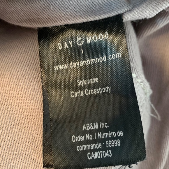 Day & Mood (Anthropologie) 'Carla' embossed leather crossbody bag/purse - Picture 7 of 8